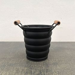 メタルソーブラックS（直径11.5cm 高さ11.5cm）