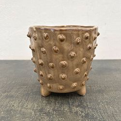 バンプブラウンM（直径14cm 高さ14.5cm）