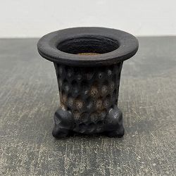 信楽焼き：万山オモト 3号（直径約8cm）