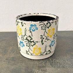 ブルーミー セラミックポット ミックス Mサイズ（SHUN002M）直径20cm、高さ18.5cm