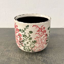 ブルーミー セラミックポット ピンク Mサイズ（SHUN003M）直径15.5cm、高さ15cm