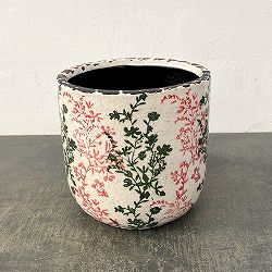 ブルーミー セラミックポット ピンク Lサイズ（SHUN003L）直径19.5cm、高さ19.5cm