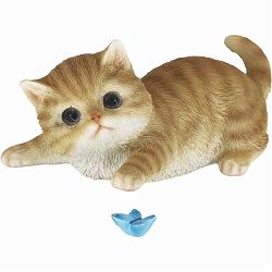 キャットオーナメント　キティ／蝶付き（マグネット）(14357)