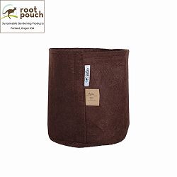 [アーリーサマーセール]ルーツポーチ：ブラウン2ガロン・持手なし（幅=直径21cm、高さ21cm） 10個セット