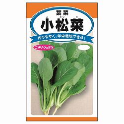 コマツナ（小松菜）種：小松菜 3袋セット[年中栽培できる葉物野菜　初心者向き　野菜タネ]