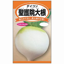 ダイコン：聖護院大根 2袋セット[野菜タネ]