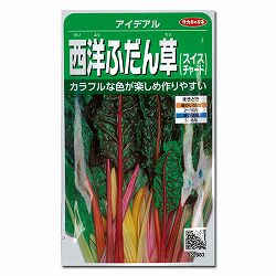 スイスチャード （西洋ふだん草）：アイデアル[サカタ　野菜タネ]* 2袋セット