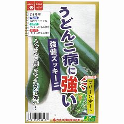 ズッキーニ：うどんこ病に強い 強健ズッキーニ グリーンボート1号[野菜タネ]* 2袋セット
