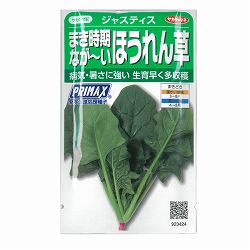 ホウレンソウ種：ジャスティス 2袋セット[野菜タネ　サカタ]