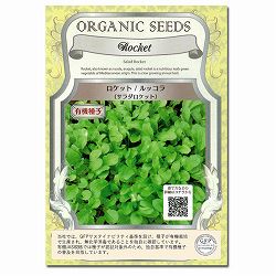野菜の種：有機種子　ロケットサラダ（ルッコラ） 2袋セット[野菜タネ]