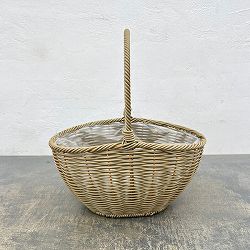 ガンセトオーバルバスケットOL（KM827）幅28cm、高さ13cm