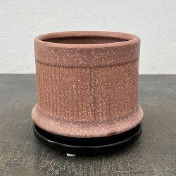 ミネルバ：紫S（直径約13cm）／黒マット受け皿付き