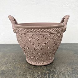 ミニローズハンドルバスケットS-BE / ベージュ（FC059BE）幅27.5cm、高さ18cm