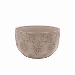 アイリスパターンボウルBE / ベージュ（FC065BE）直径25.5cm、高さ15.5cm