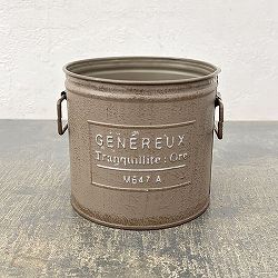 ジェネルサークルMブラウン(MH1859)　幅13cm、高さ12cm、(内径12.5cm)