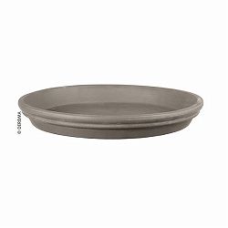 ラウンドソーサー　ウォーターリペレント　グラファイト13cm（46060）