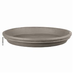 ラウンドソーサー　ウォーターリペレント　グラファイト19cm（46063）