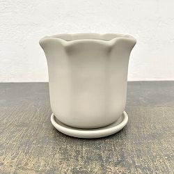 ルーアン：ベージュM（直径約12.5cm）・皿付き