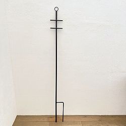 [送料無料]ハンギングスティックHSY-1200ブラック（高さ154.5cm）