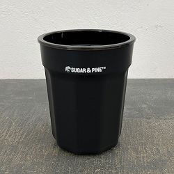 クリアブラック鉢セット　3.5号(鉢と鉢カバー)