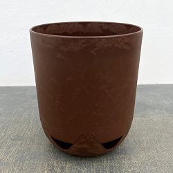KAFUポットプランター　5号　渋茶色(ブラウン)