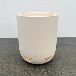 KAFUポットプランター　5号　胡粉色(ごふんいろ：アイボリー)