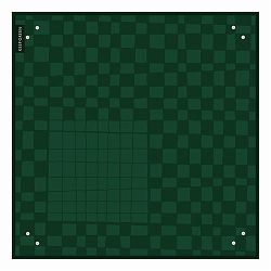 キープグリーンワークマット　チェック（46147）／73×73cm