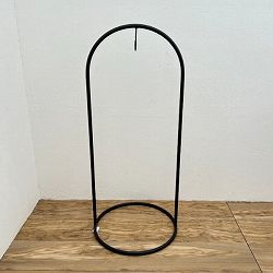 ブラックフレーム ハンギングスタンドフック Lサイズ（直径32、高さ80cm）（LX453）