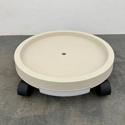 プラントムーブ（キャスター付き） 40cm ホワイト（TPL003WH）