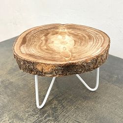 ウッドスライススタンド17（直径約25cm、高さ約17cm）50015