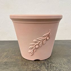 プラスチックポット：ロマネ／ベージュ　直径25cm（LML001-10/B）
