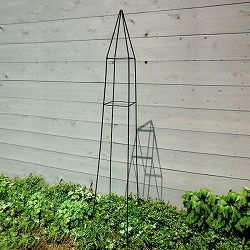 楽々とんがりオベリスクAK-1700：ブラック（高さ170cm、幅18.5cm） 2本セット