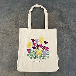 神戸ビオラ 刺繍バッグ（幅34cm、高さ38cm）