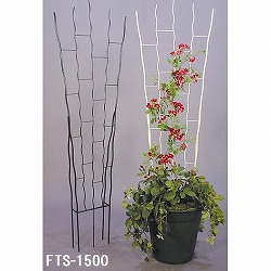 フラットトレリスFTS-1500:ホワイトクリーム(幅55cm、高さ175cm)
