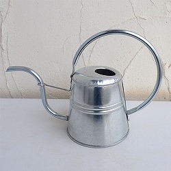 水差し：ブリキウォータリングカン フレンチ1リットル